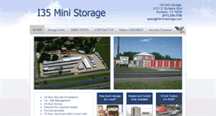 Desktop Screenshot of i35ministorage.com