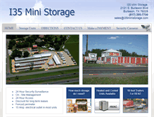 Tablet Screenshot of i35ministorage.com